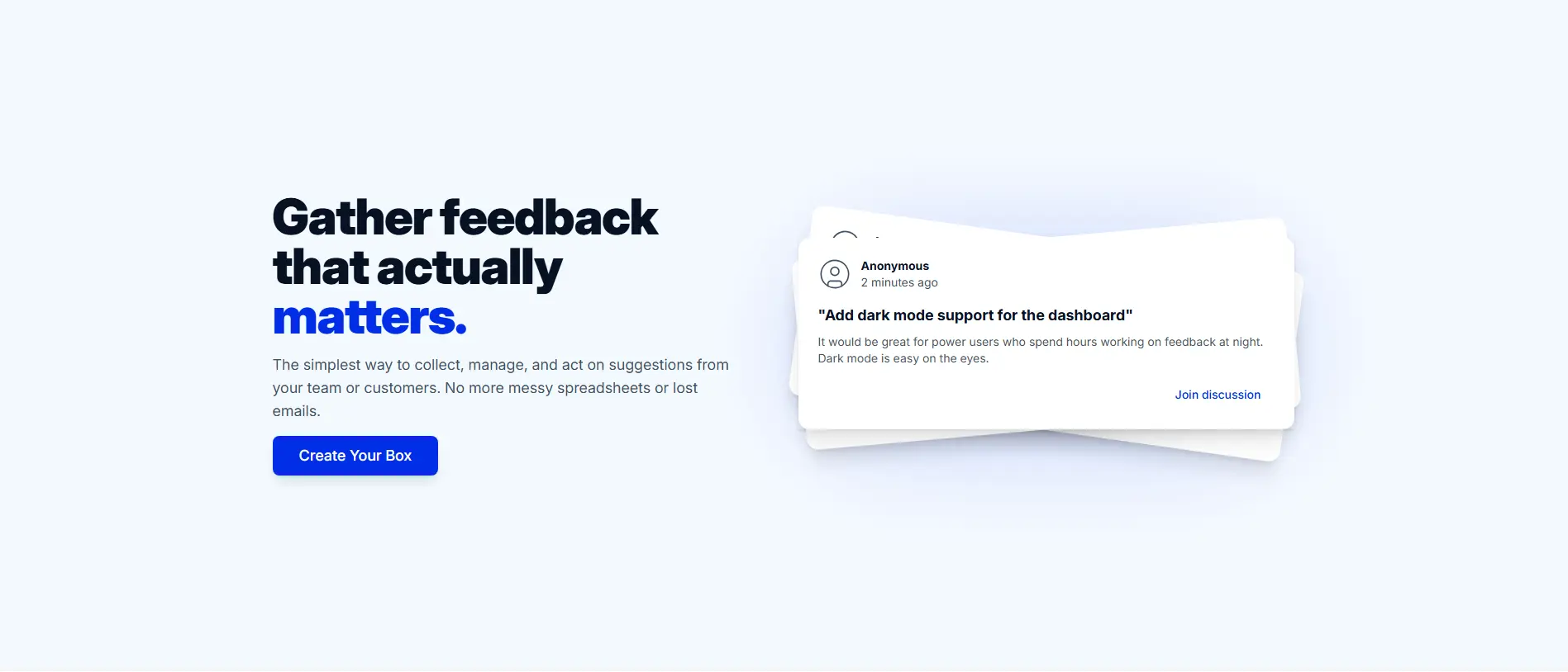 SuggestBox hero page